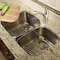 Nantucket Sinks 60/40 Double Bowl 16 Gauge Kitchen Sink with Cutting Board, Grids and Colander Drains NS503-16-CB - alternate 5